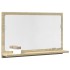 Espejo mueble baño madera ingeniería roble Sonoma 60x11x37