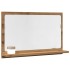 Espejo mueble baño madera ingeniería roble artisan 60x11x37