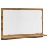 Espejo mueble baño madera ingeniería roble artisan 60x11x37