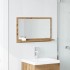 Espejo mueble baño madera ingeniería roble artisan 60x11x37