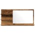 Espejo mueble de baño madera ingeniería envejecida 90x11x45