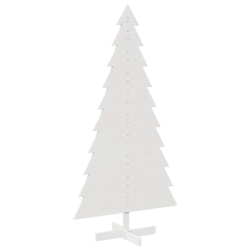 Árbol de Navidad de adorno madera maciza pino blanco 180
