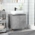 Armario de baño madera de ingeniería gris hormigón 58x33x60