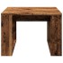Mesa auxiliar de madera de ingeniería envejecida 50x50x35