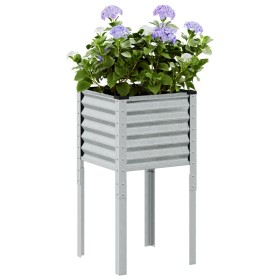 Jardinera de acero galvanizado 45x45x88