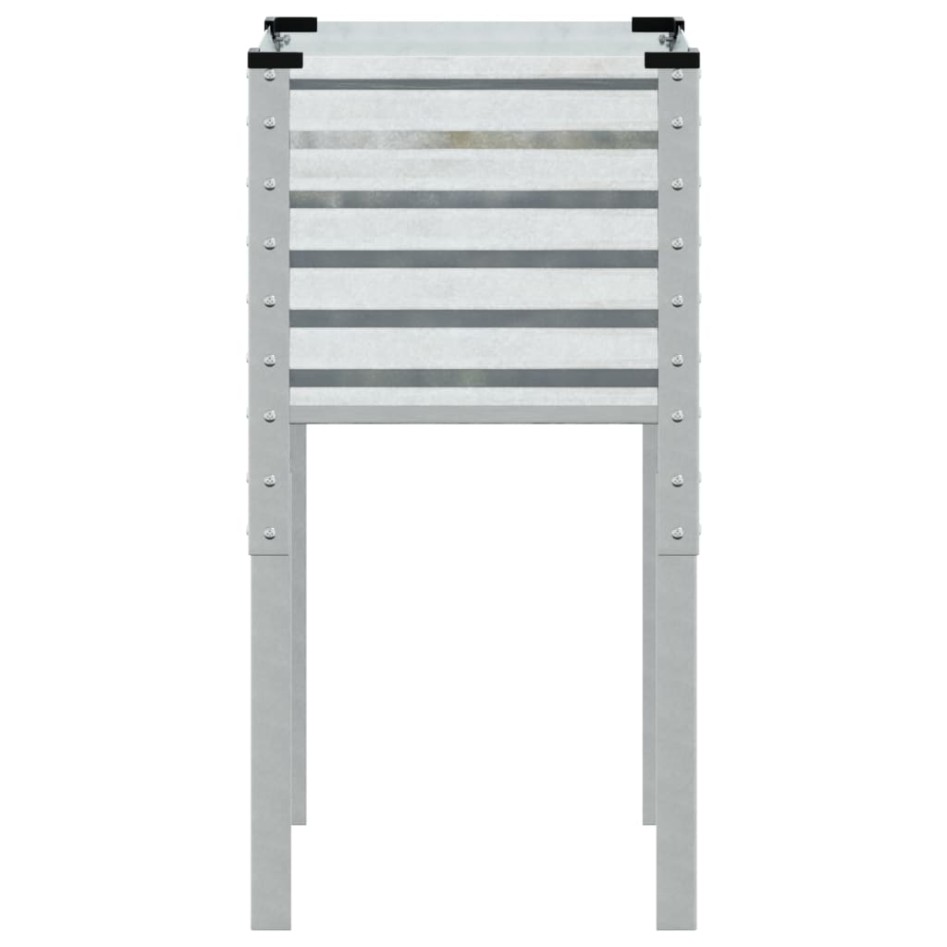 Jardinera de acero galvanizado 45x45x88