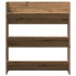 Zapatero de pared madera ingeniería roble artisan 80x18x90