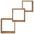 Estante cubos pared madera ingeniería roble artisan 68x15x68