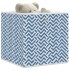 Cajas almacenaje plegables 10 uds no tejida azul 32x32x32