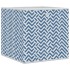 Cajas almacenaje plegables 10 uds no tejida azul 32x32x32