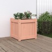 Jardinera madera maciza de abeto Douglas 40x40x40 cm