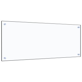 Protector contra salpicaduras cocina vidrio templado 100x40