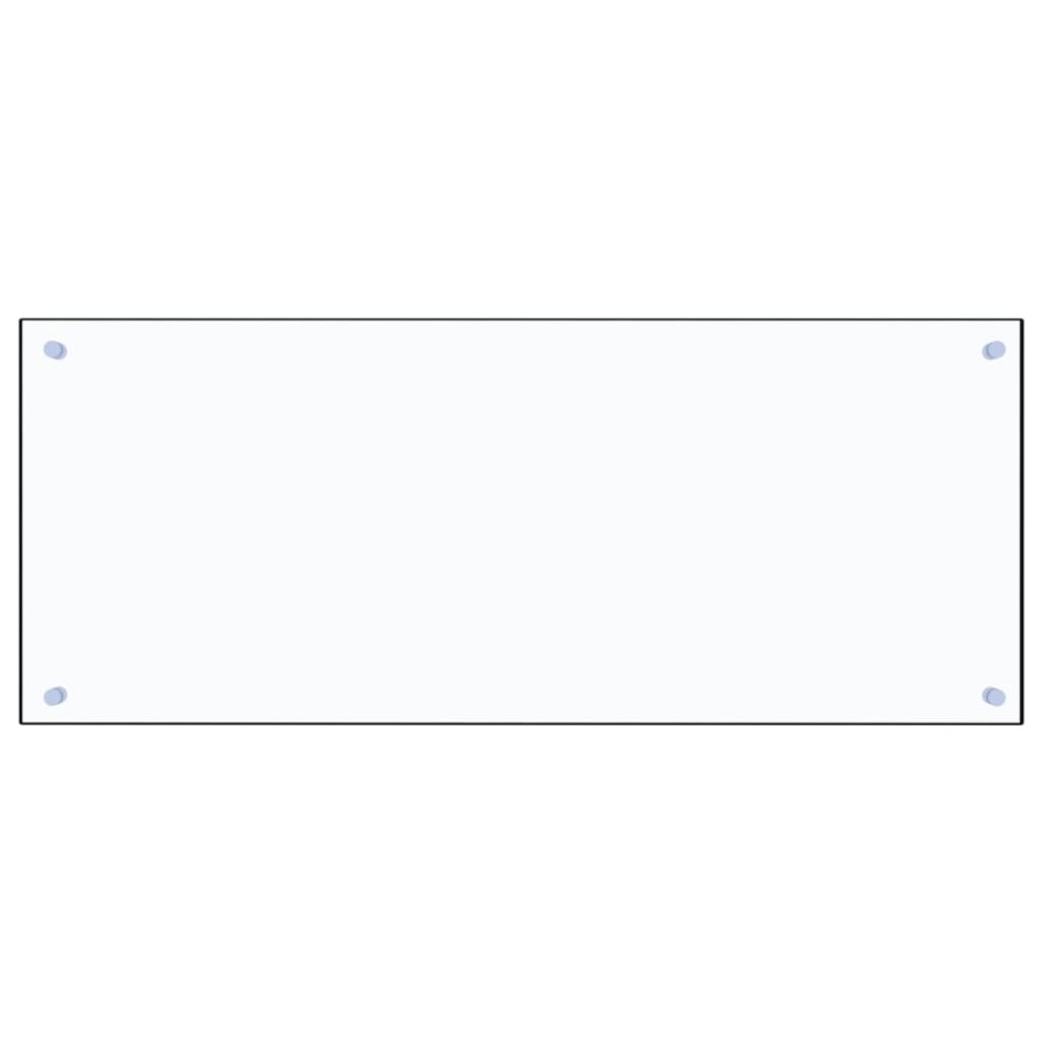 Protector contra salpicaduras cocina vidrio templado 100x40