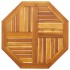 Tablero de mesa octogonal madera maciza de acacia 70x70x2