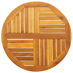 Tablero de mesa redondo madera maciza de acacia Ø70x2