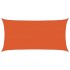 Toldo de vela naranja HDPE 160 g/m² 2,5x4,5