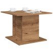 Mesa de centro madera ingeniería roble artisan 55,5x55,5x40 cm