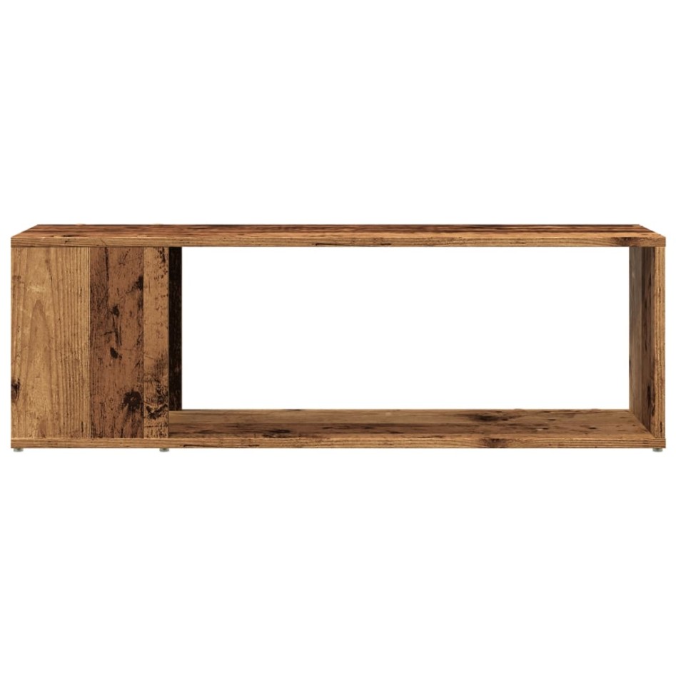 Mueble para TV madera ingeniería madera envejecida 100x24x32