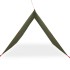 Lona de camping impermeable verde oliva 366x306