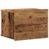 Mesita de noche de pared madera envejecida 40x32x30