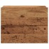 Mesita de noche de pared madera envejecida 40x32x30