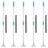 Escobillas de suelo 5 uds acero y goma 45,5x119,5