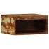 Mueble de TV de pared madera maciza reciclada 40x30x19