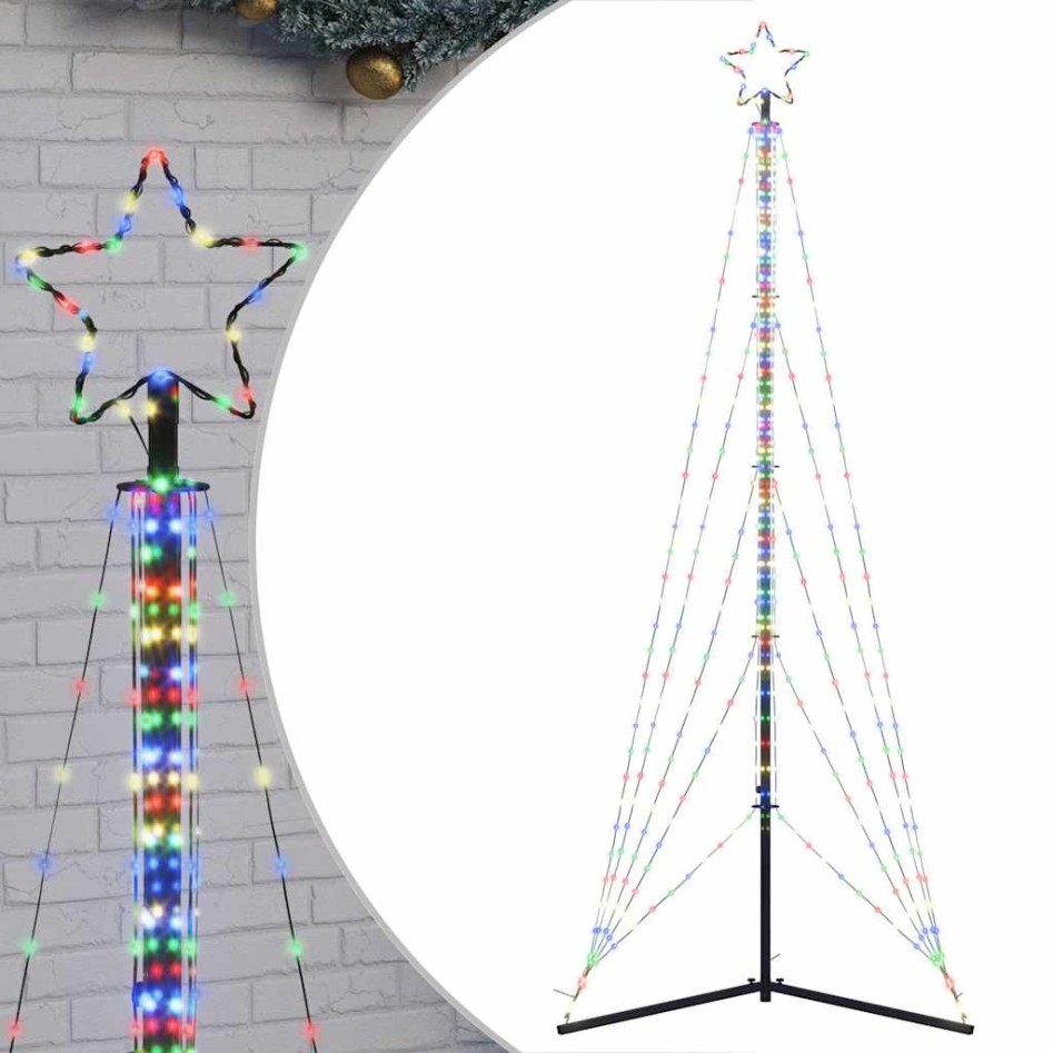 Árbol de Navidad LED 525 LEDs de colores 302