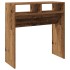 Mesa consola madera de ingeniería envejecida 78x30x80