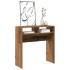 Mesa consola madera de ingeniería envejecida 78x30x80
