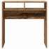 Mesa consola madera de ingeniería envejecida 78x30x80