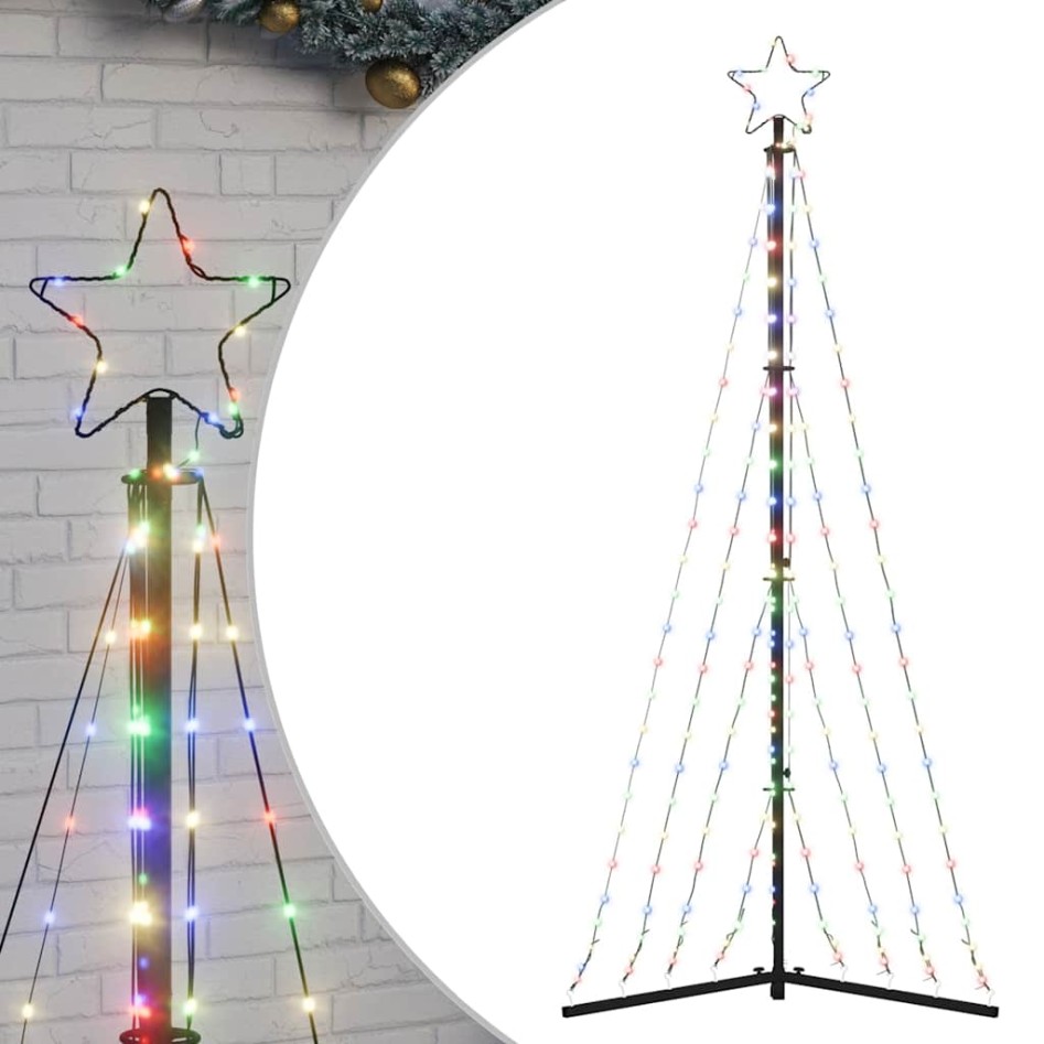 Árbol de Navidad LED 339 LEDs de colores 187