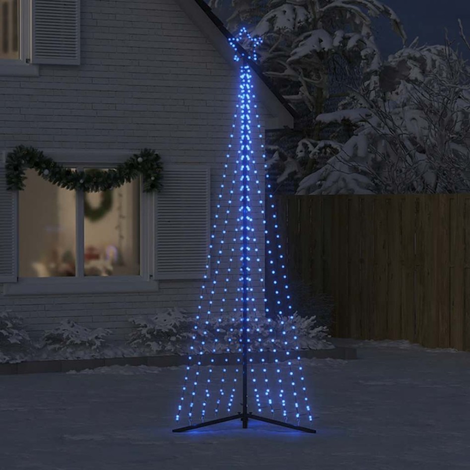 Árbol de Navidad LED 495 LEDs azul 300,5
