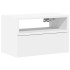 Mesita de noche de pared blanco 45x26x28,5