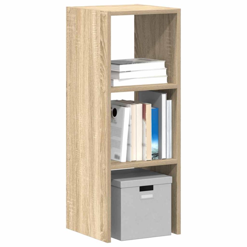 Librería apilable madera contrachapada roble sonoma 30x30x80