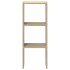 Librería apilable madera contrachapada roble sonoma 30x30x80