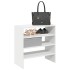 Zapateros 2 uds apilables blanco 60x30x30,5
