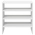 Zapateros 2 uds apilables blanco 60x30x30,5