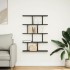 Estante cubo de pared 12 compartimentos madera ingeniería