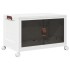 Caja de almacenaje apilable con ruedas 75 L 64x40x41