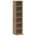 Mueble de CD madera de ingeniería roble artisan 21x20x88