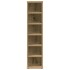 Mueble de CD madera de ingeniería roble artisan 21x20x88