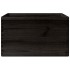 Caja de madera con asas madera maciza pino negra 40x30x23