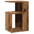 Mesa auxiliar de madera contrachapada envejecida 36x30x56