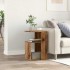 Mesa auxiliar de madera contrachapada envejecida 36x30x56