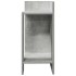 Mesas auxiliares 2 uds con estante gris hormigón 25,5x27x60