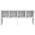 Zapatero apilable blanco 89,5x30x40