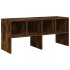 Zapatero apilable roble ahumado 89,5x30x40