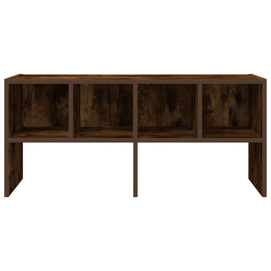 Zapatero apilable roble ahumado 89,5x30x40