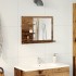 Espejo mueble de cuarto de baño madera envejecida 60x10,5x45